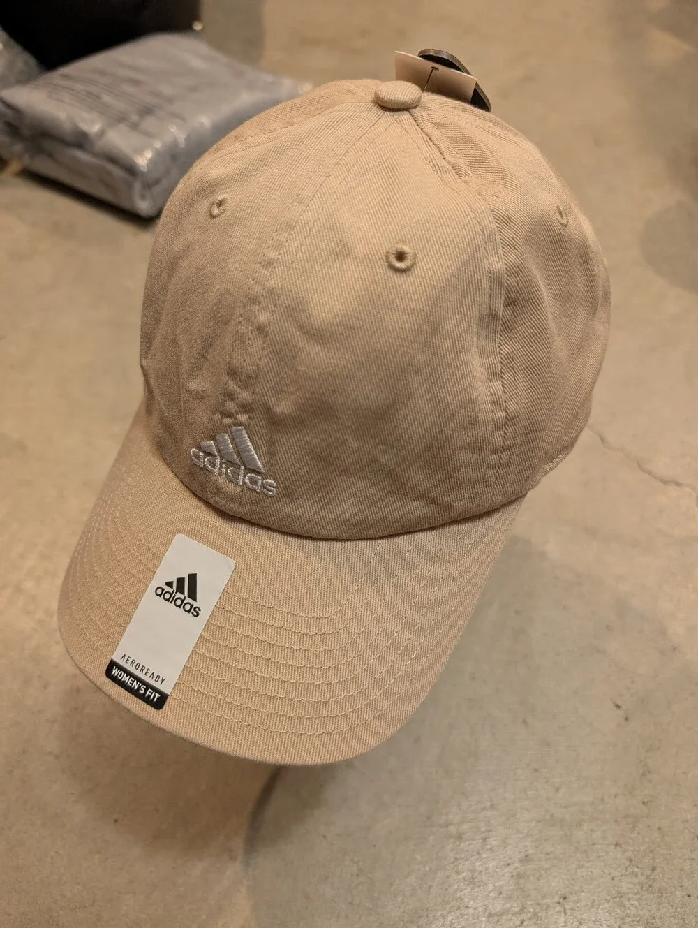 NWT Adidas Women's Saturday 2.0 Cap Tan Adjustable Strap Back